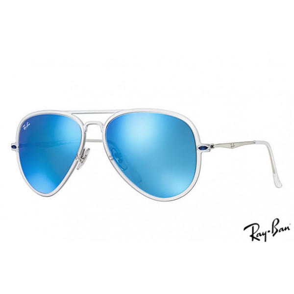 Fake Ray Ban Rb4211 Aviator Light Ray Ii Sunglasses Transparent